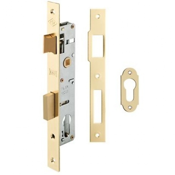 KALE DOOR LOCK KALE DOOR LOCK MORTISE LOCK WITH CYLINDER FOR ALUMINIUM DOORS WITHOUT STRIKING PLATE AND ROSETTE