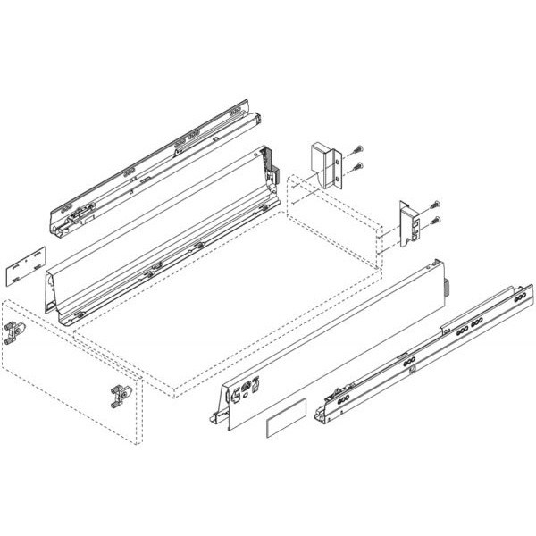 Blum Drawer Box System Antaro M 500 mm